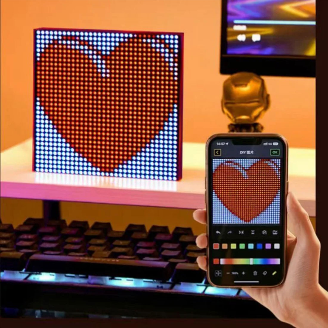 DIY Bluetooth LED Display Screen Picture Show