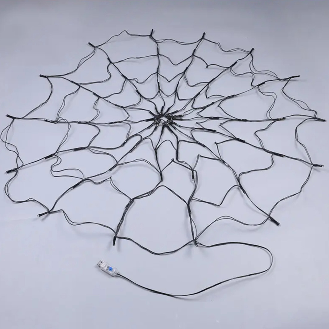 Halloween Horror Atmosphere Spider Web Lights