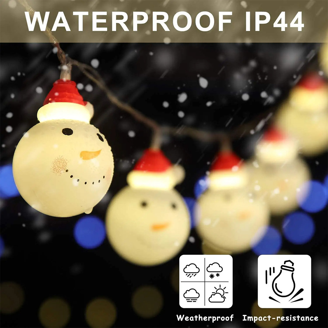 Snowman Battery Powered Decoration Christmas Light