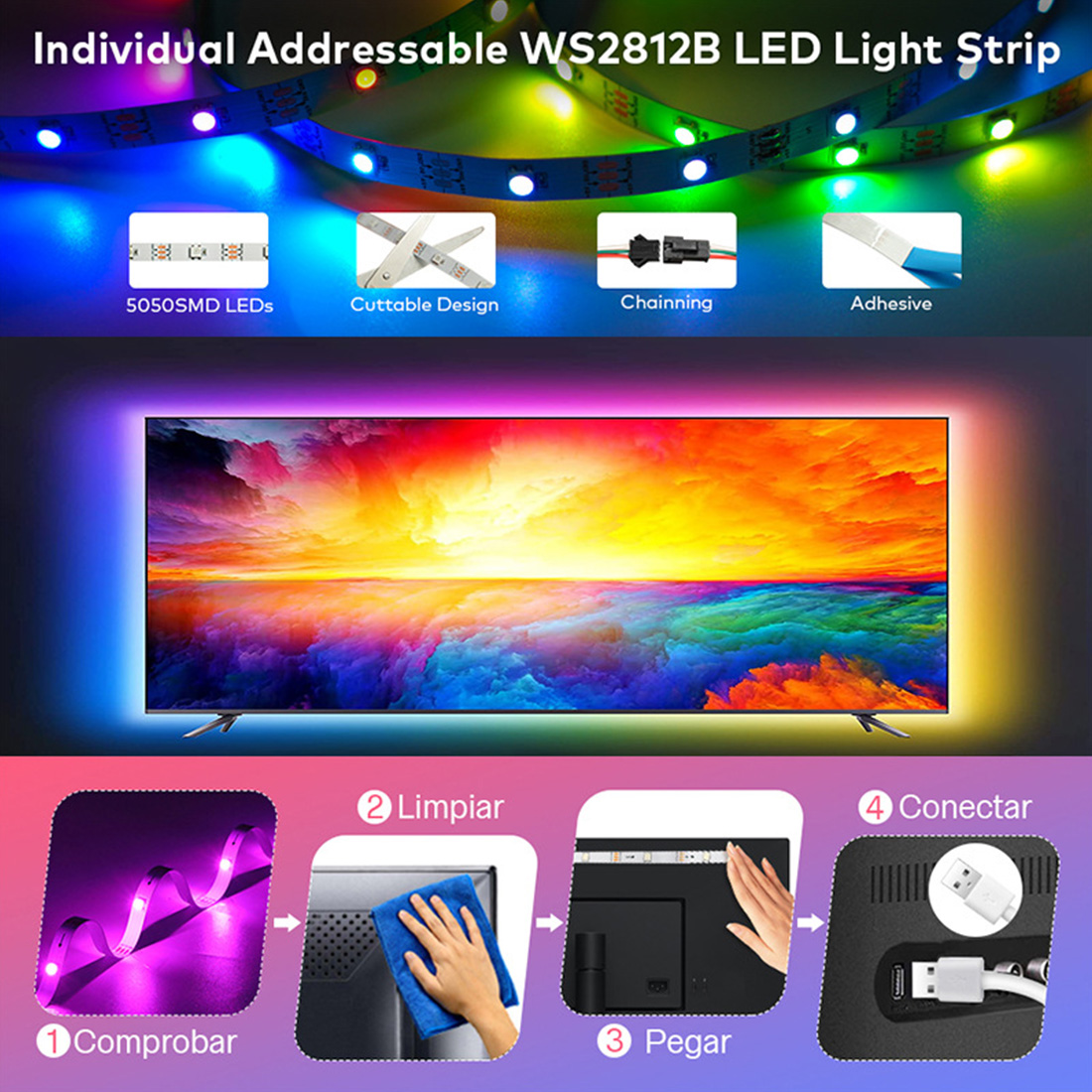 Waterproof APP Control Led Strip Lights
