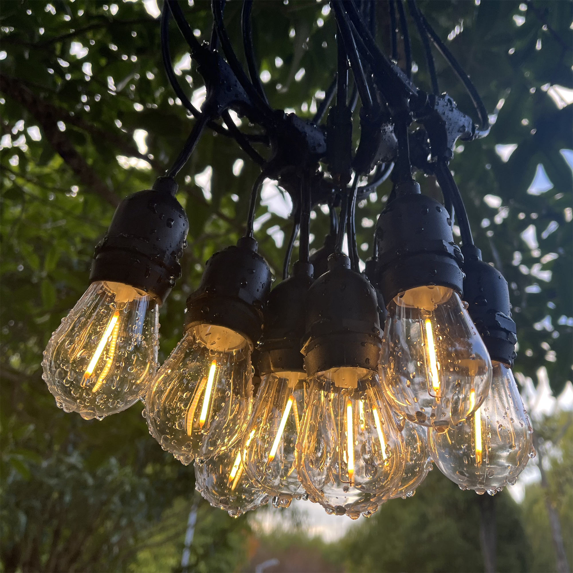 Commercial Grade Weatherproof Outdoor String Lights