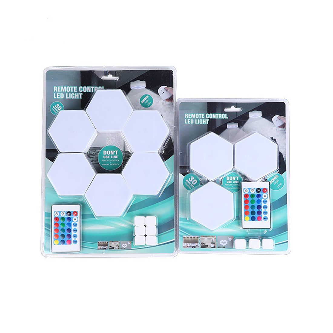 Touch Hexagon Illumination Wall Lamps