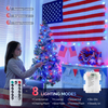 Independence Day Patriotic String Lights