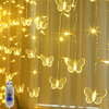 Butterflies Twinkle Fairy Curtain Lights