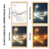 Picture Frame Night Shadow Light