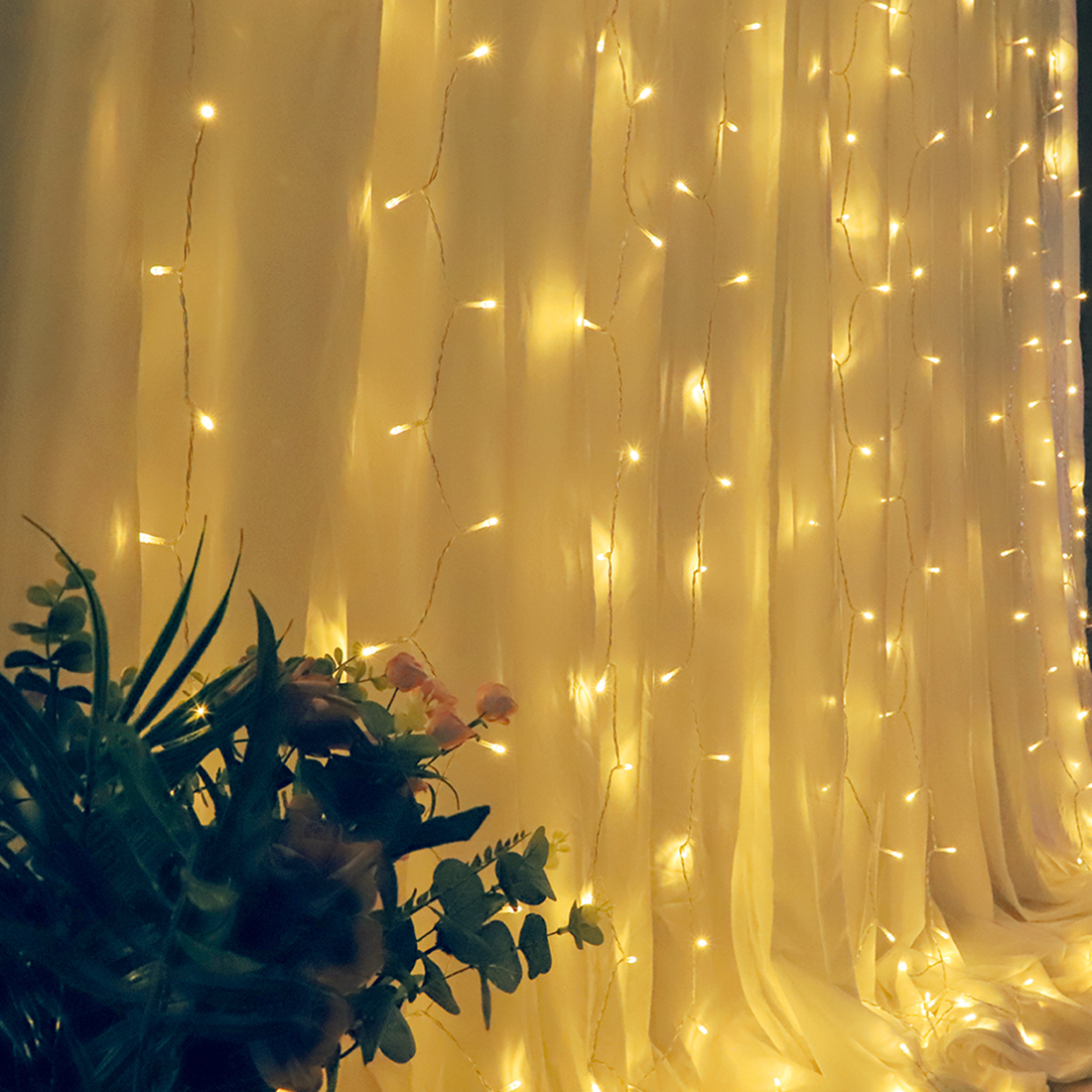 Woohahaled LED curtain lights