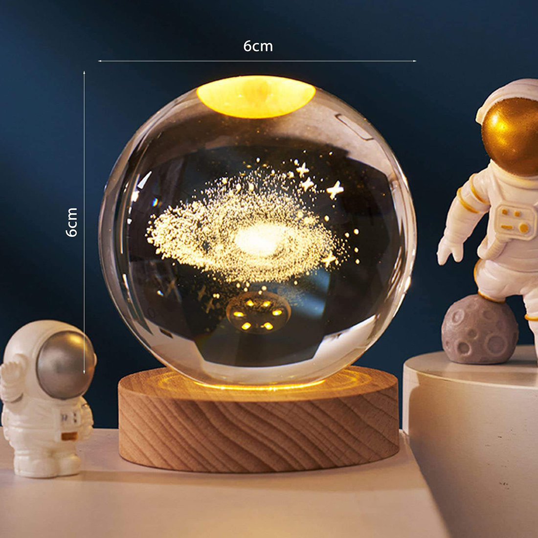 Room Decor Crystal Ball Night Lights Picture