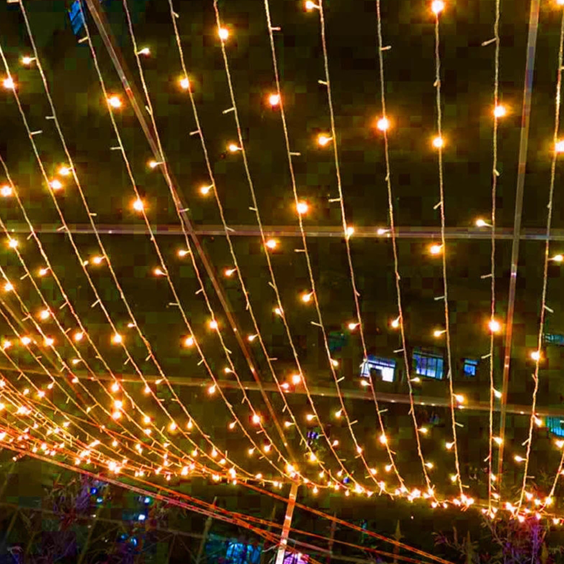 Wedding Decoration Twinkle String Lights Scene Picture