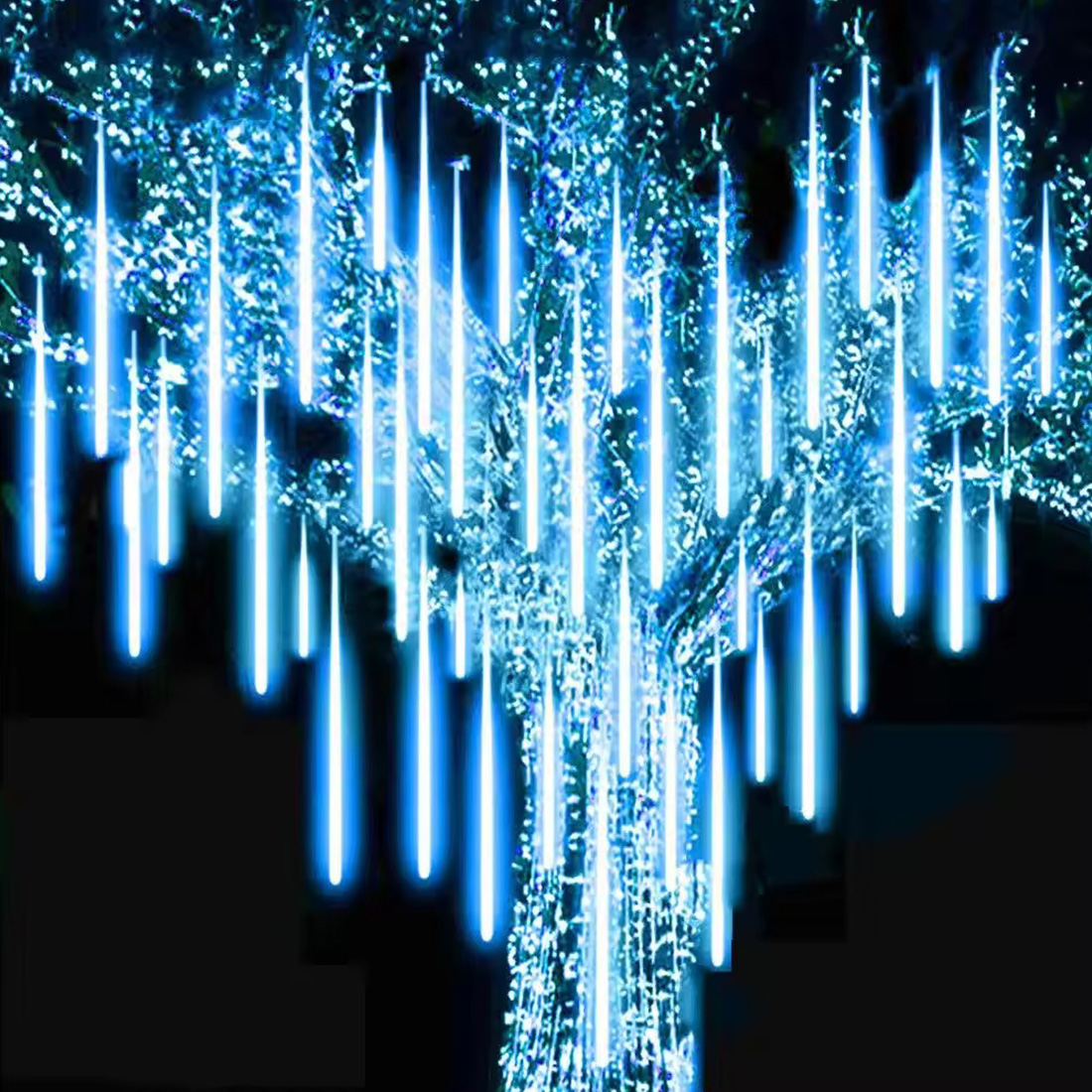Led Meteor Shower Christmas Rain Lights Picture