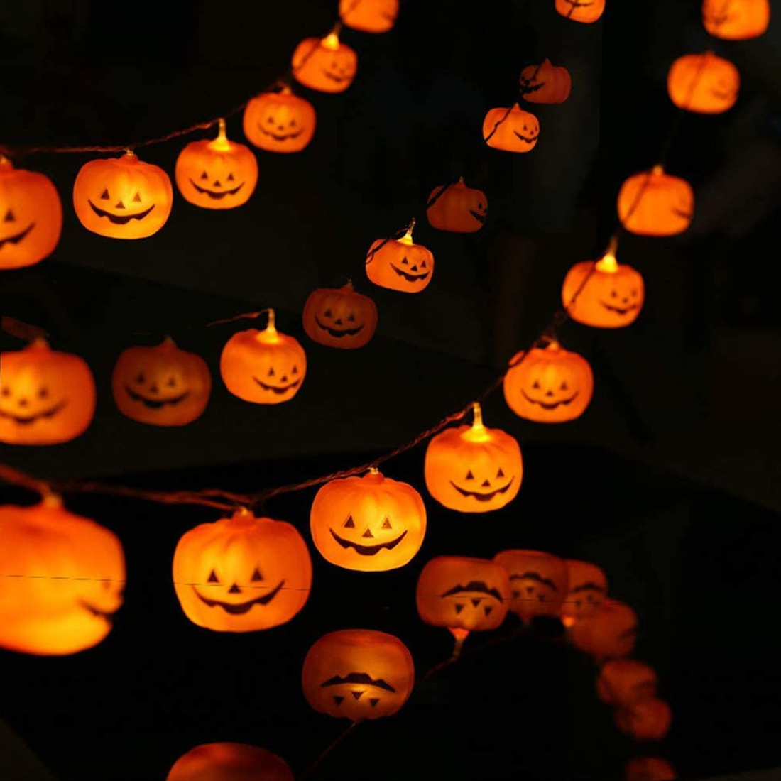 Halloween Decoration Pumpkin Lantern String Lights