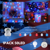 Independence Day Patriotic String Lights