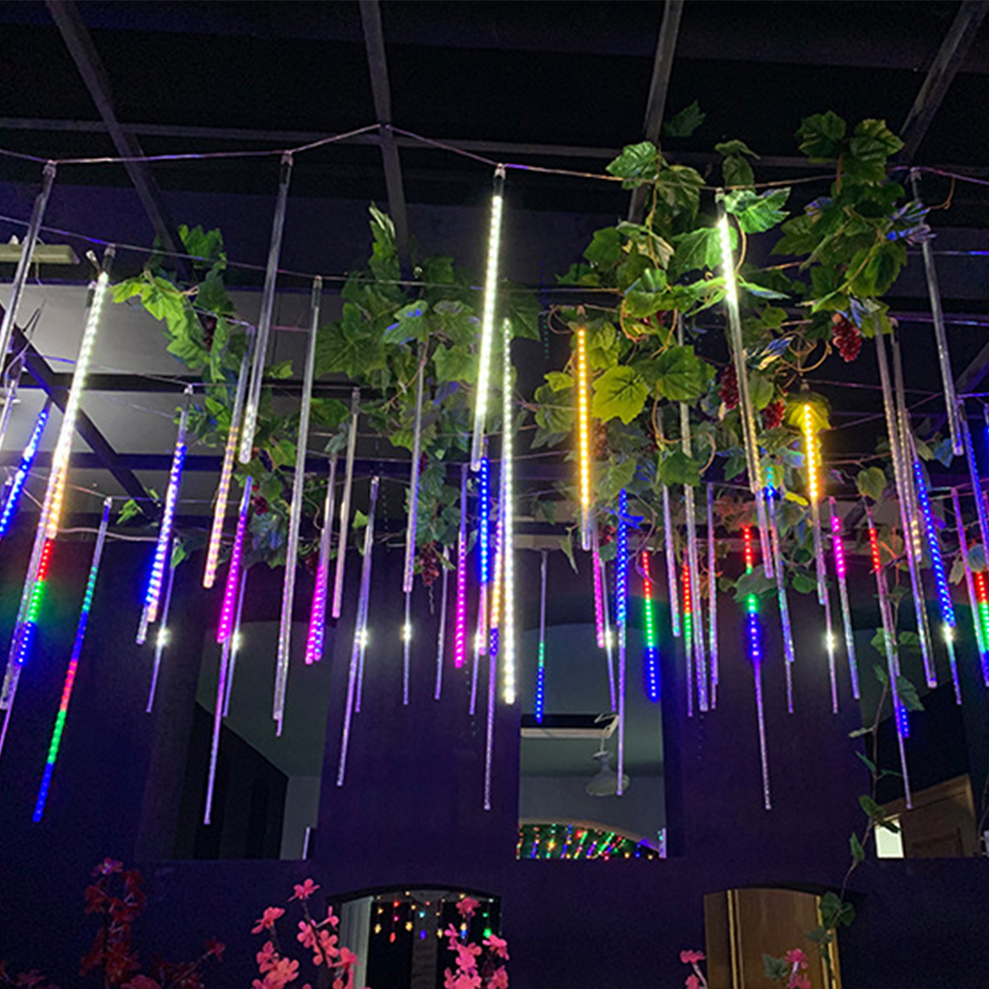 Night Meteor Shower String Lights