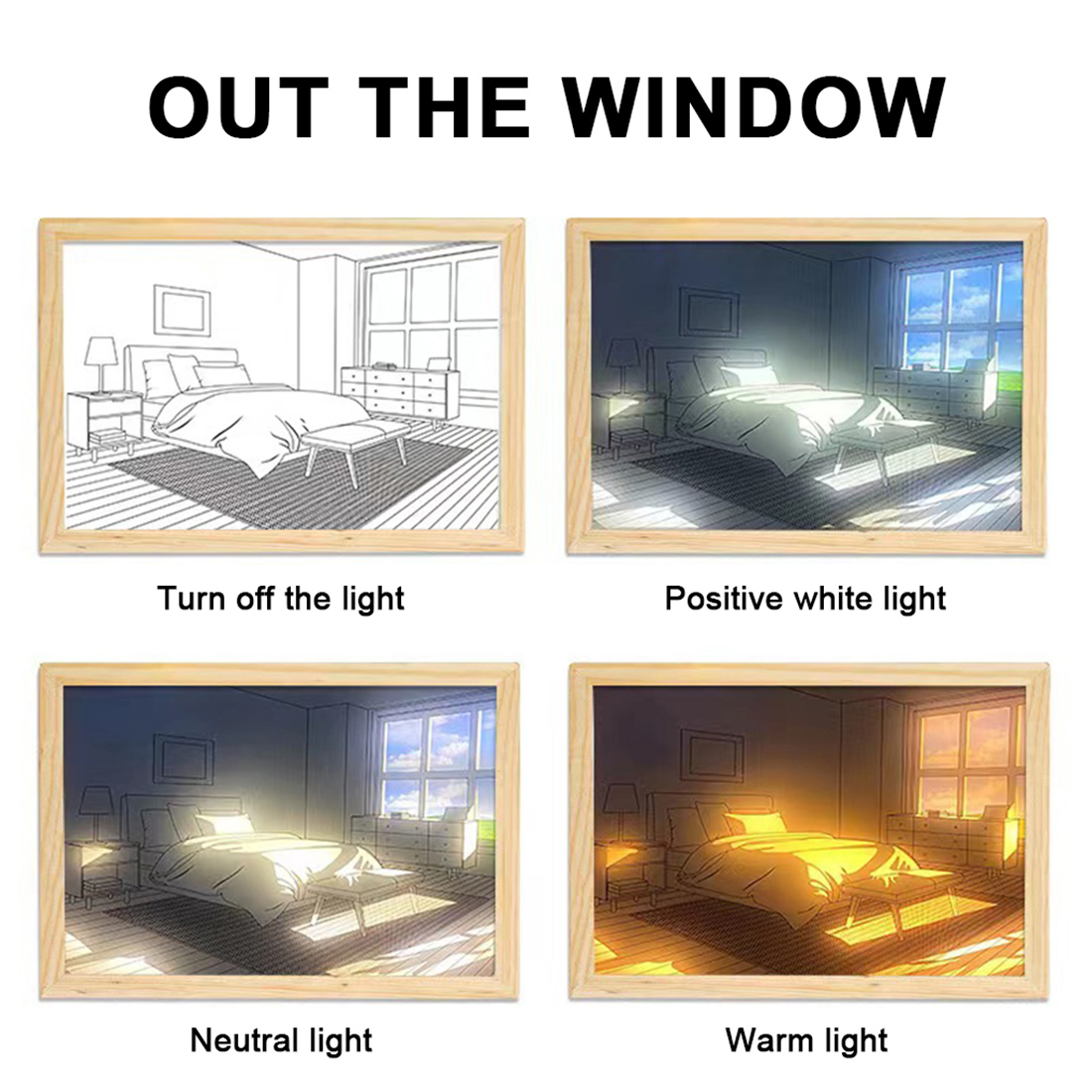 Picture Frame Night Shadow Light Style Picture