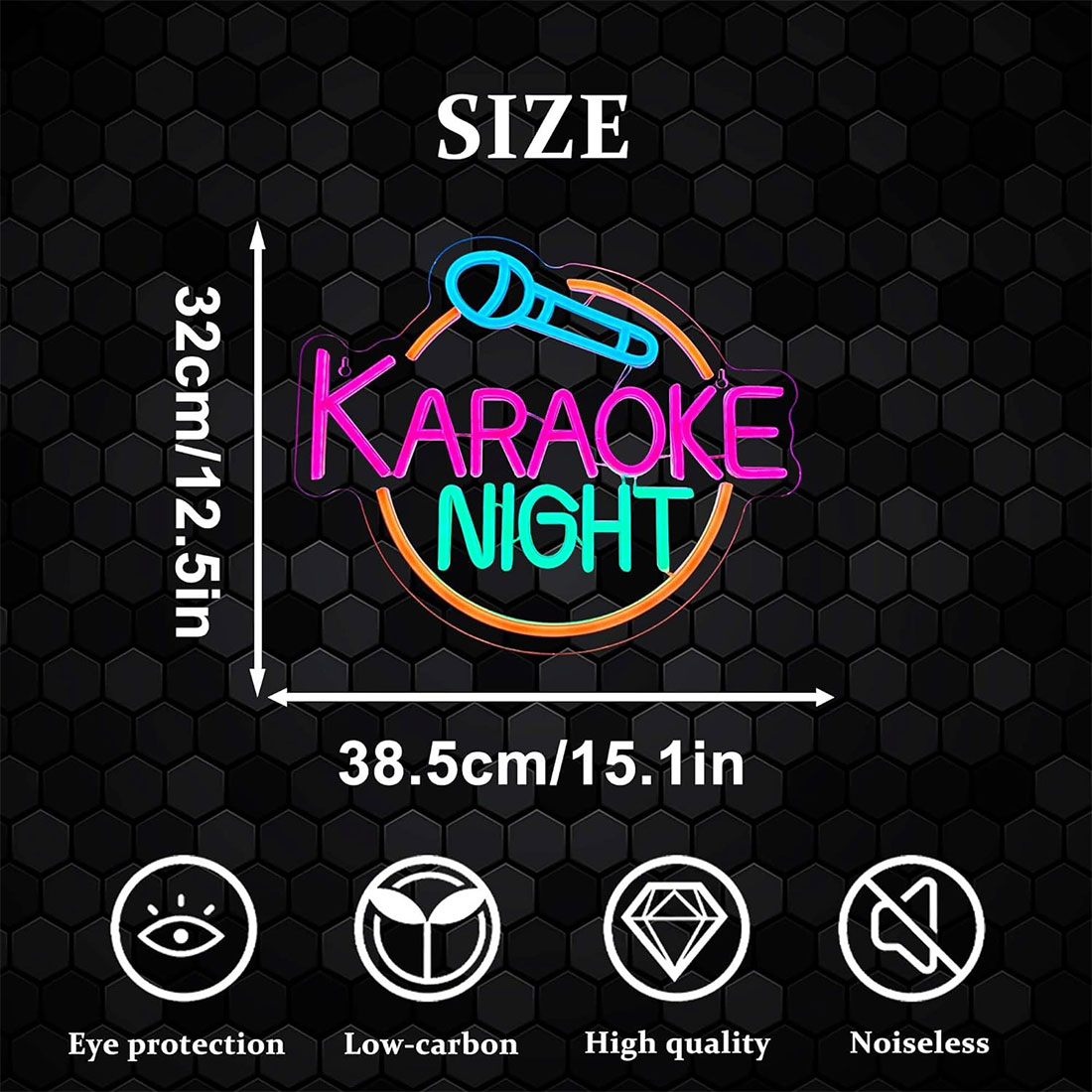 Led Karaoke Bar Neon Light Signs Size Introduce