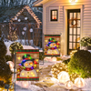 LED Christmas Snowman Garden Flag