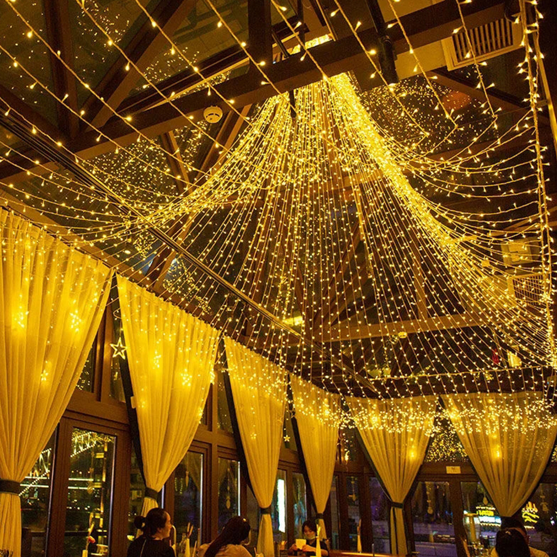 Wedding Decoration Twinkle String Lights Scene Picture