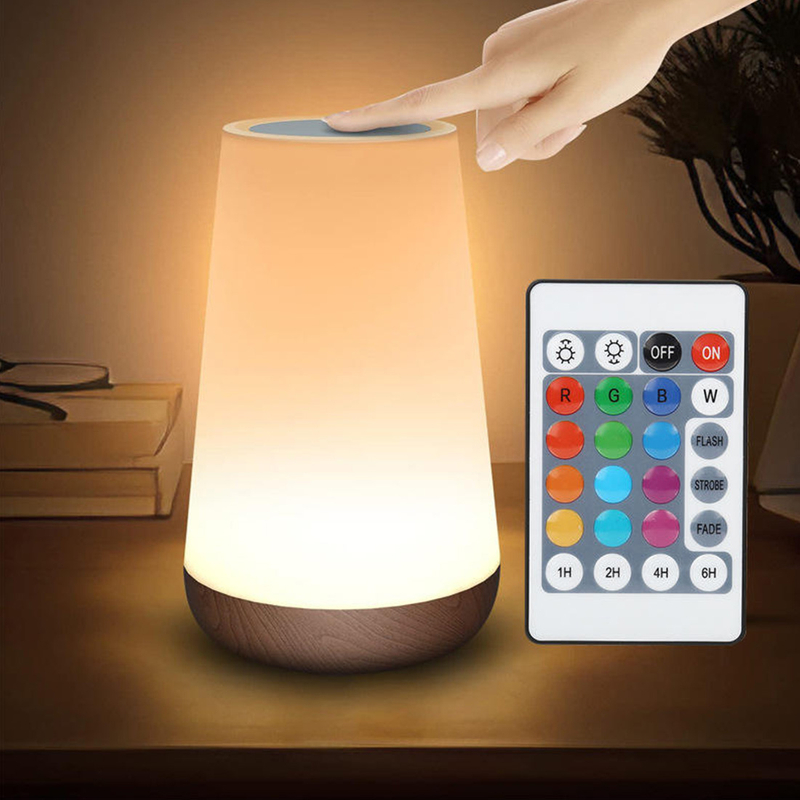 Bedroom RGB Colours Bedside Lamp