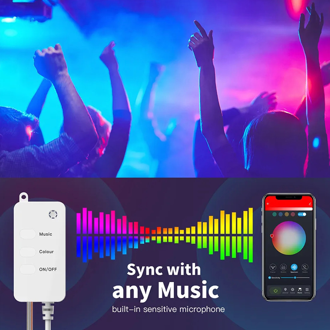 Smart Life Fairy String Lights App Funcation Display Picture