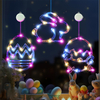 Multicolor Easter LED Hanging Window Lights