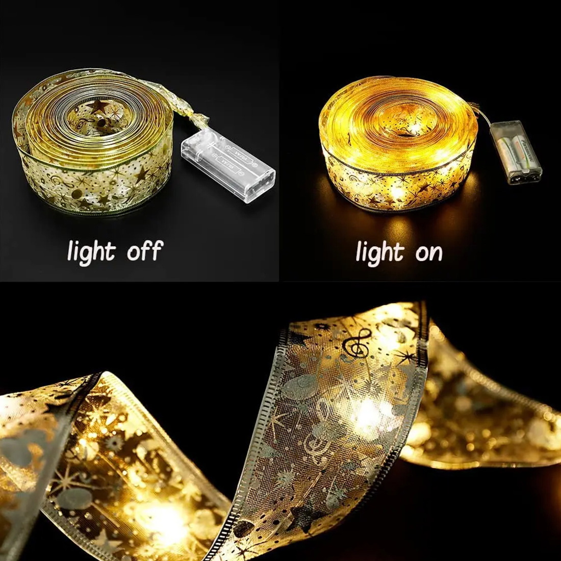 Christmas Decoration Ribbon Led Light Show Picture