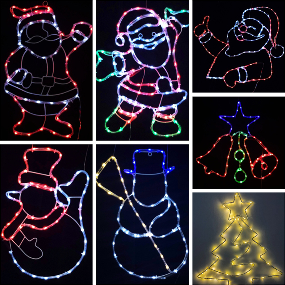 LED Rope Light Prancing Reindeer Shape Picture