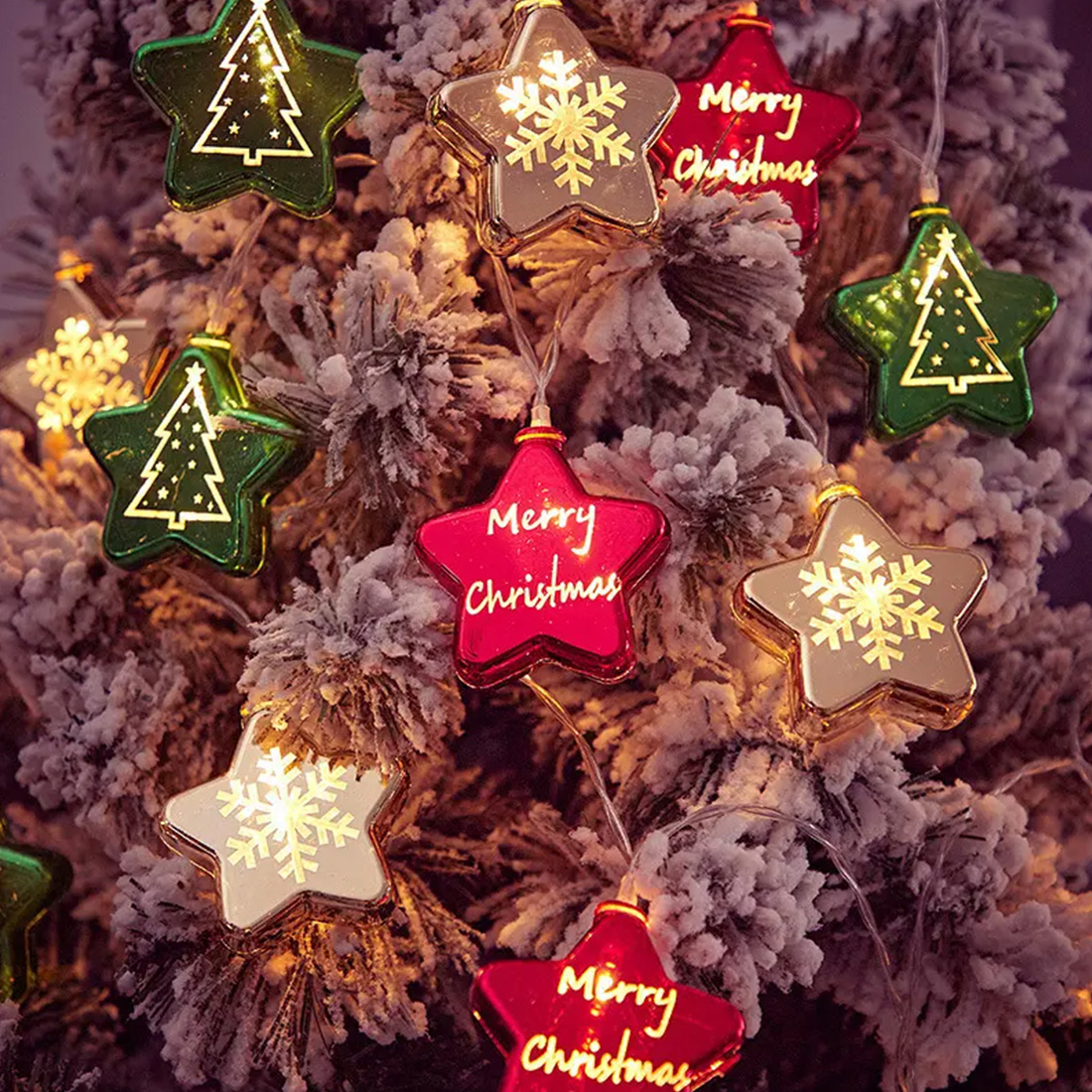 Christmas Ball Ornament LED String Lights Picture Picture