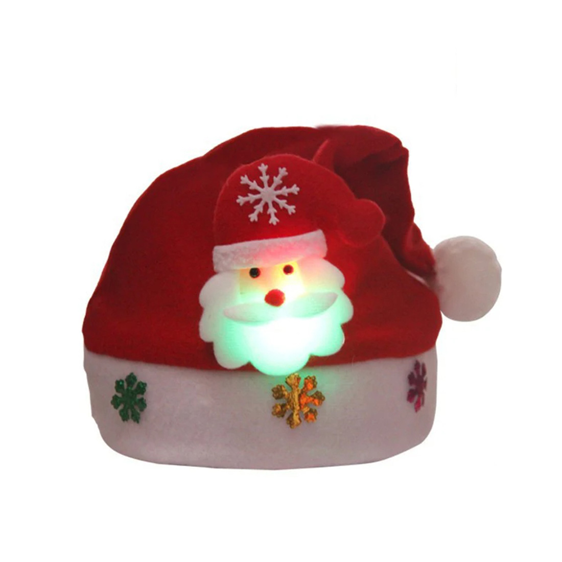 Christmas Children Adult Suede LDE Santa Hat