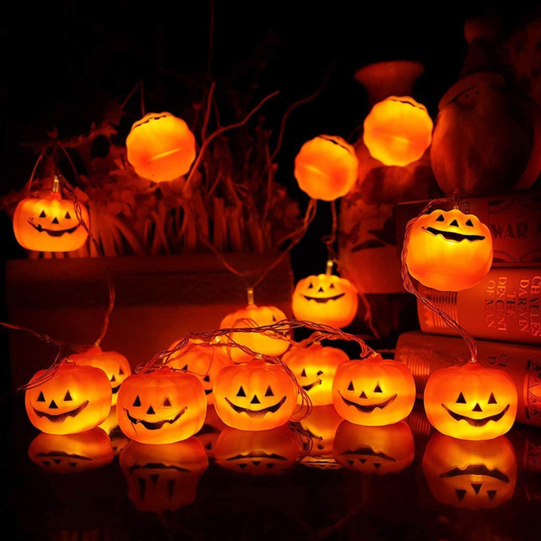Halloween Decoration Pumpkin Lantern String Lights
