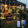 Home Decoration Moon Star Curtain Light