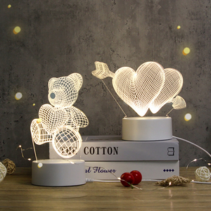 3D Illusion Night Light