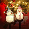  Solar Energy Snowman Stake Lights