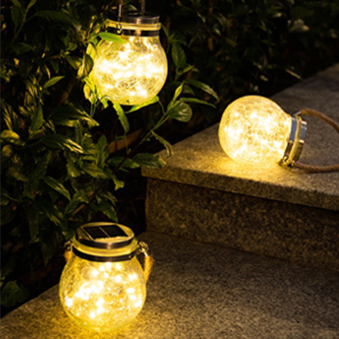 Solar Garden Outdoor Hanging Lantern