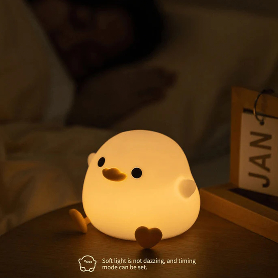 LED Mini Bean Duck Night Light