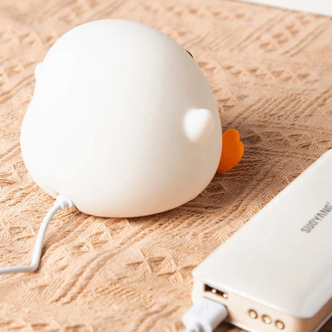 LED Mini Bean Duck Night Light