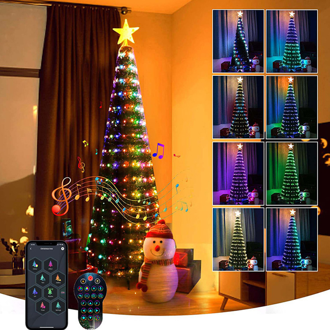 Star Multicolor Fairy Christmas Lights Picture