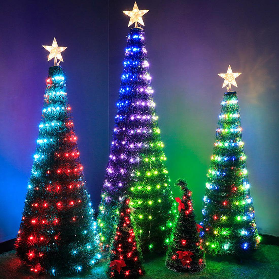 Star Multicolor Fairy Christmas Lights