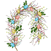 6FT Artificial Easter Egg Vine String
