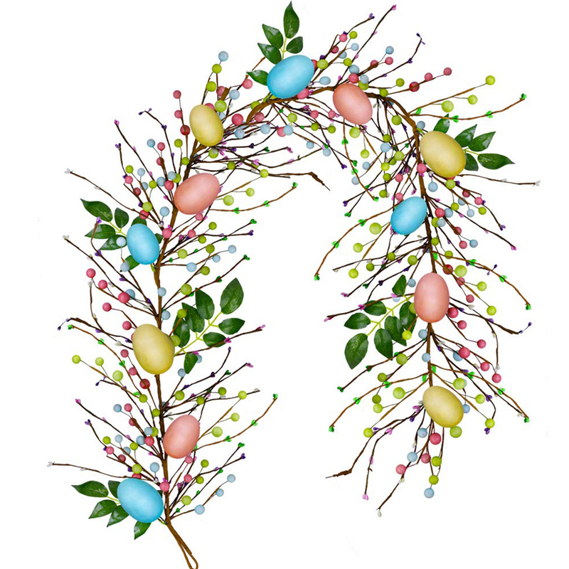 6FT Artificial Easter Egg Vine String