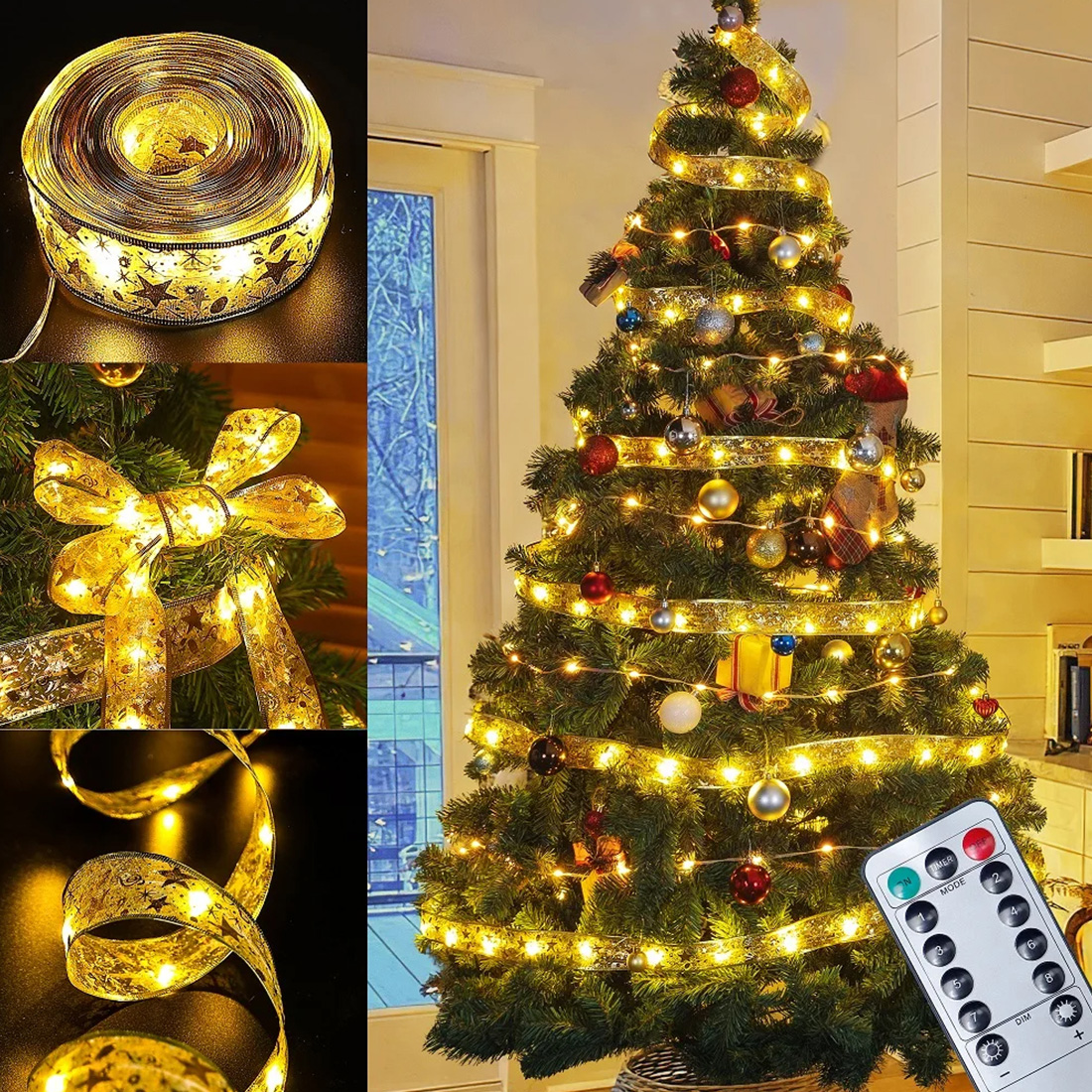 Christmas Decoration Ribbon Led Light