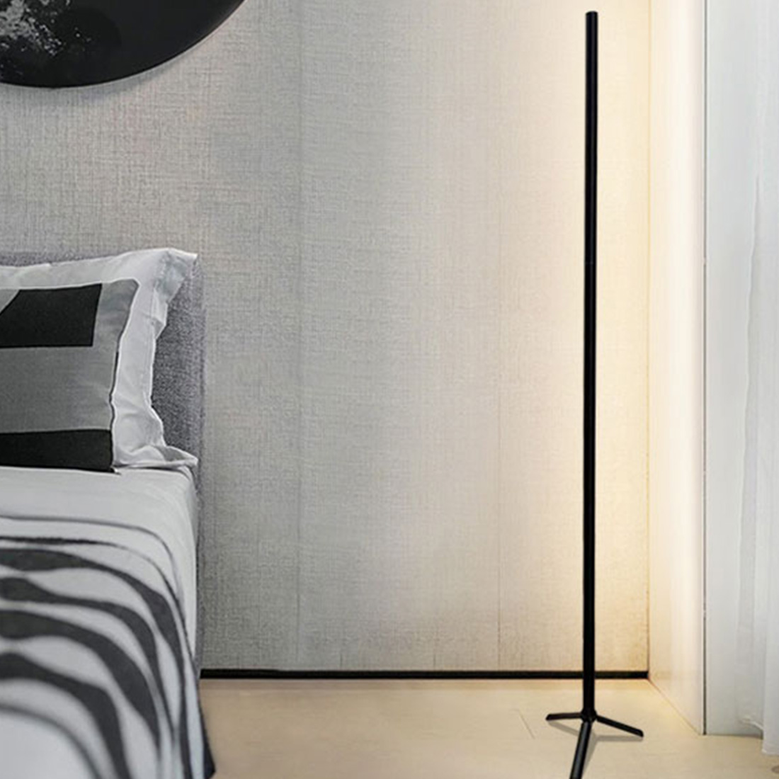 Color Ambient Integrated Floor Lamp Scene Picture