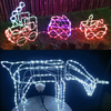 LED Rope Light Prancing Reindeer