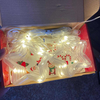 Star Santa Window Icicle Christmas Lights