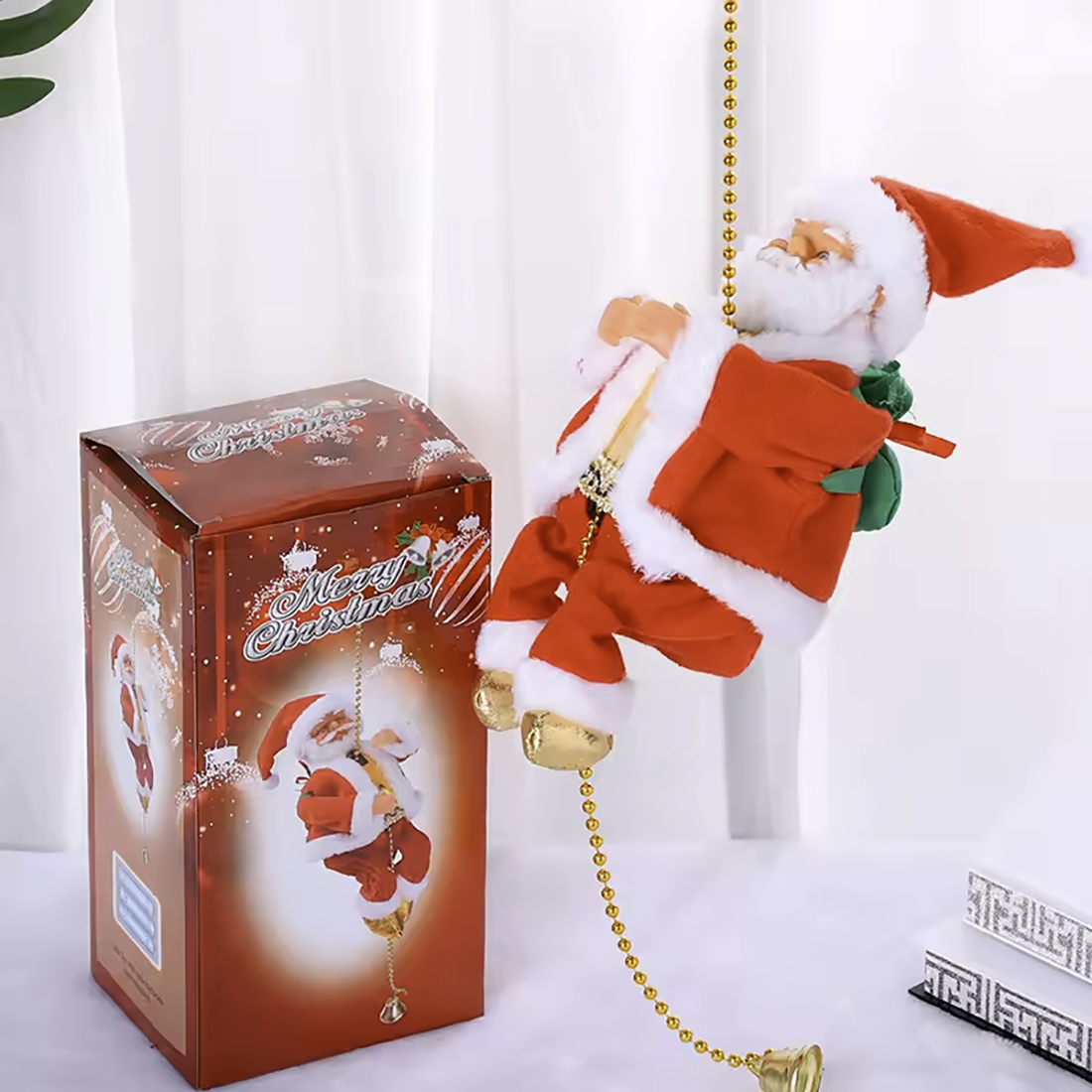Electric Climbing Ladder Music Santa Claus