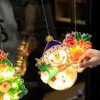Christmas Santa Claus Decorations Sucker Lamp