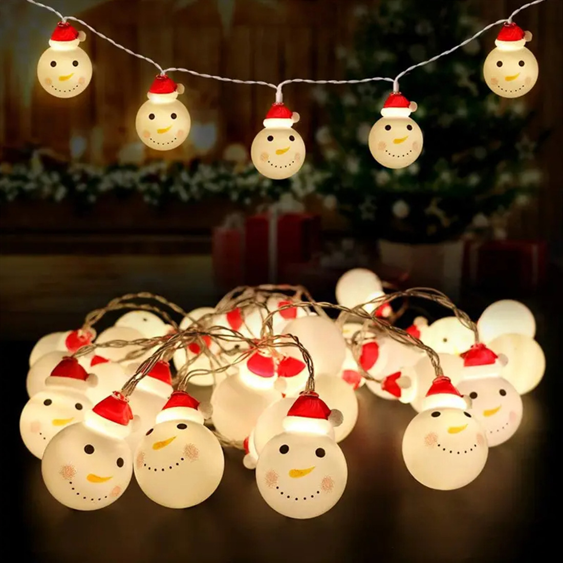 Snowman Battery Powered Decoration Christmas Light