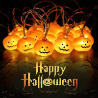 Halloween Decoration Pumpkin Lantern String Lights