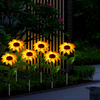 Solar Sunflowers LED Stake Light