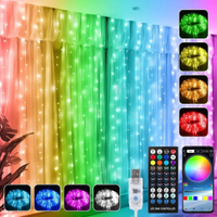 LED Smart RGB Curtain Lights