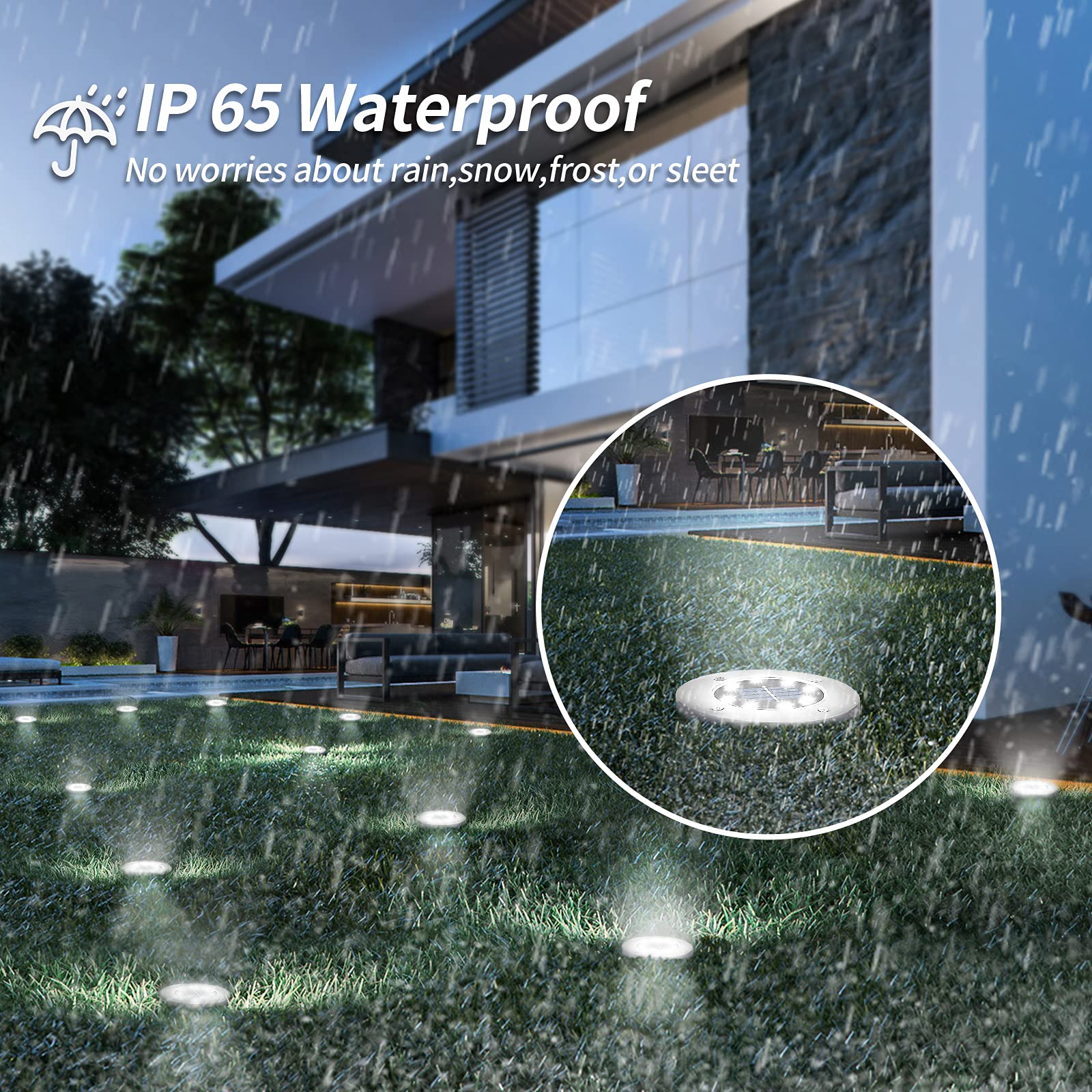 Waterproof Outdoor Solar Ground Lights