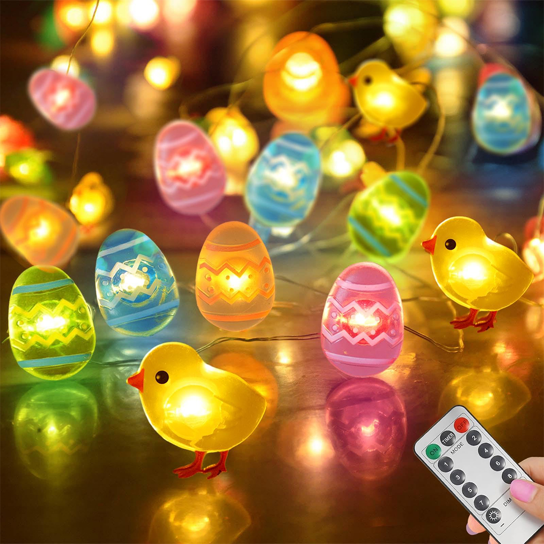 LED Egg Easter String Lights Picture